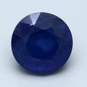 Lab Blue Round Sapphire
